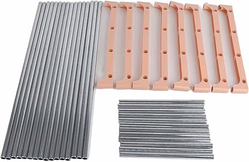 Miniatura 5 de Zapatero independiente de acero inoxidable de 4 niveles, estante de almacenamiento para ahorrar espacio, estante de garaje para entrada, pasillo,