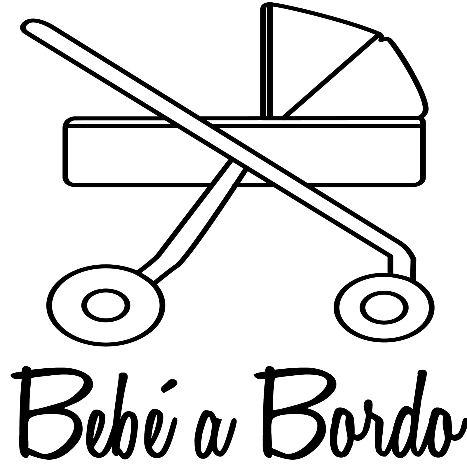 Pegatina Bebé a Bordo. Adhesivo vinilo para coche o moto. Sticker (Baby On Board, Baby In Car) (41.Bebé niño triángulo) — view 37