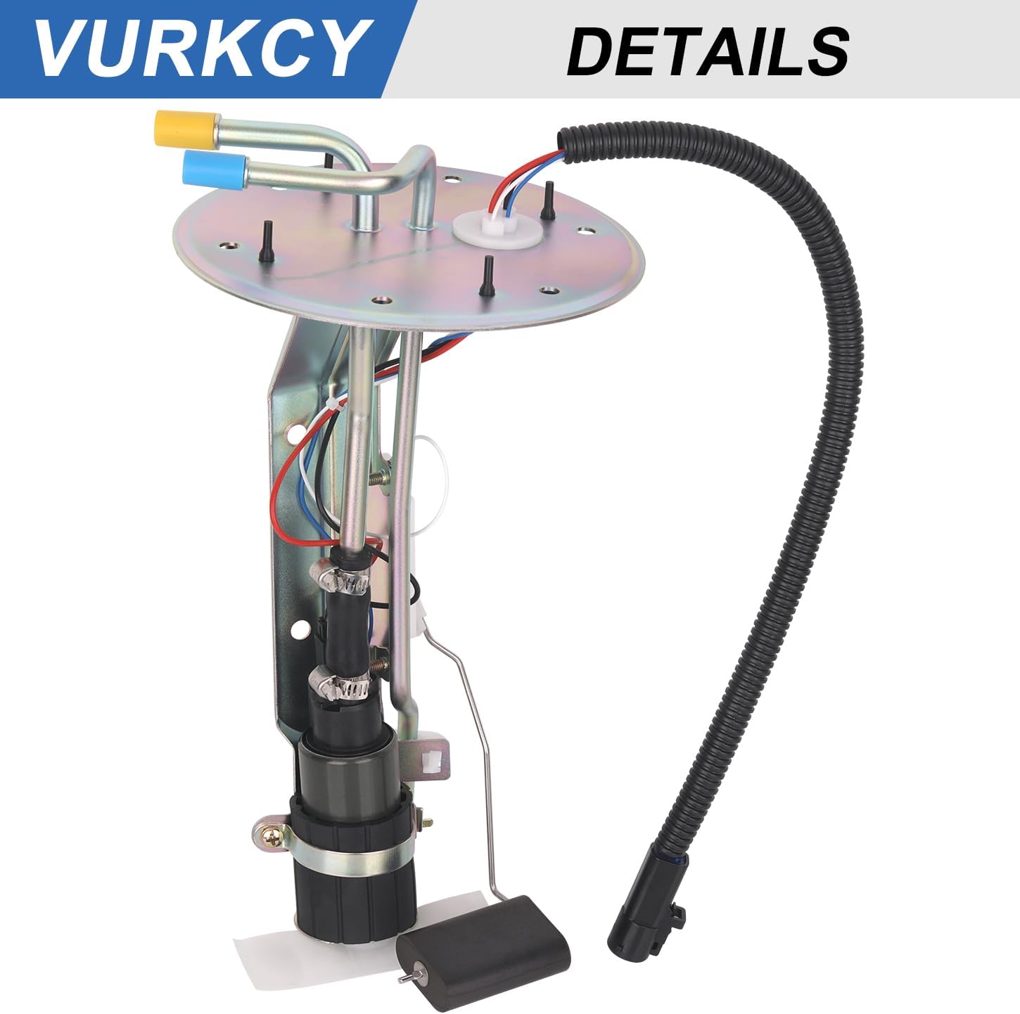 Electric Fuel Pump Assembly with Sending Unit Compatible with Ford F-150 1999-2003, F-150 Heritage 2004, F-250 1999, 4.2L 4.6L 5.4L, Level Sensor Kits, Replacement E2237S