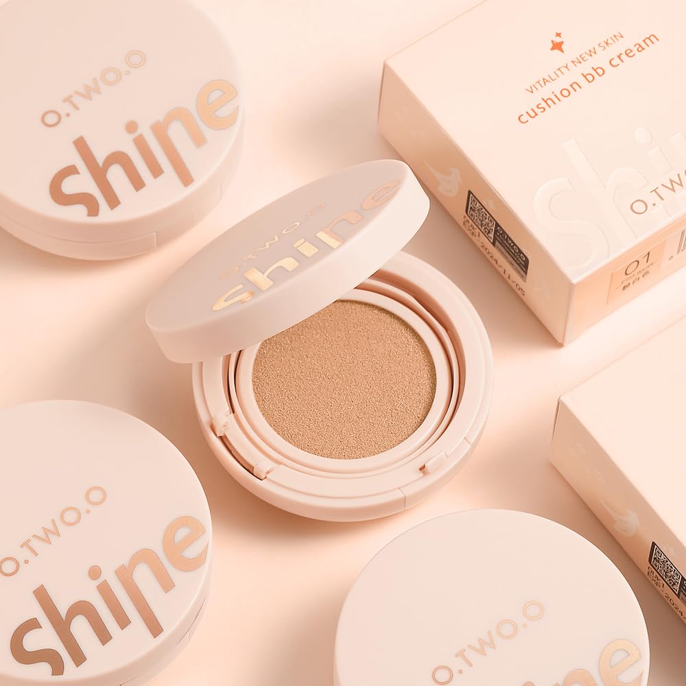 O.TWO.O JN DIGITAL VITALITY SHINE CUSHION BB CREAM (#3 WHEAT COLOR)