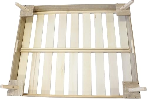 Miniatura 5 de Midlee Marco de cama elevado de madera para perro, tamaño grande