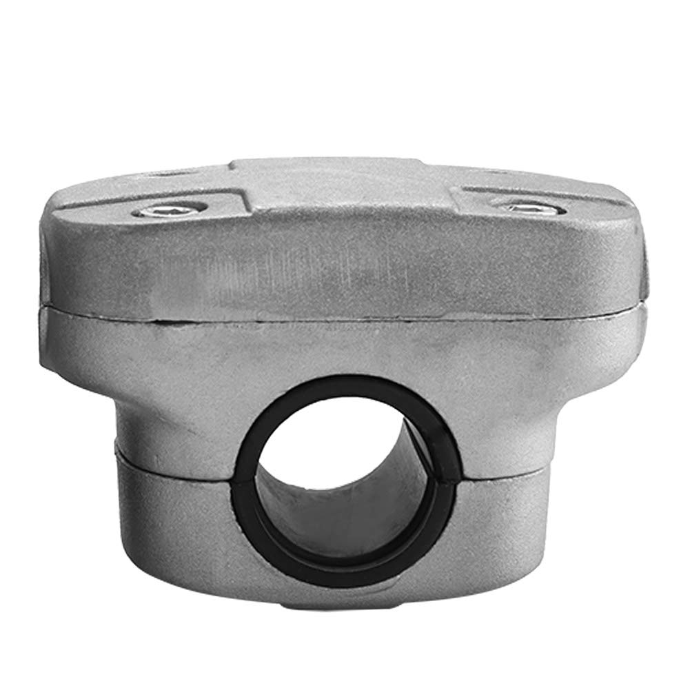 Abrazadera de soporte de fijación para mango ,abrazadera de pluma de eje gris ,universal ,fuerte y resistente ,buena con aluminio para cortador de cepillo de corte