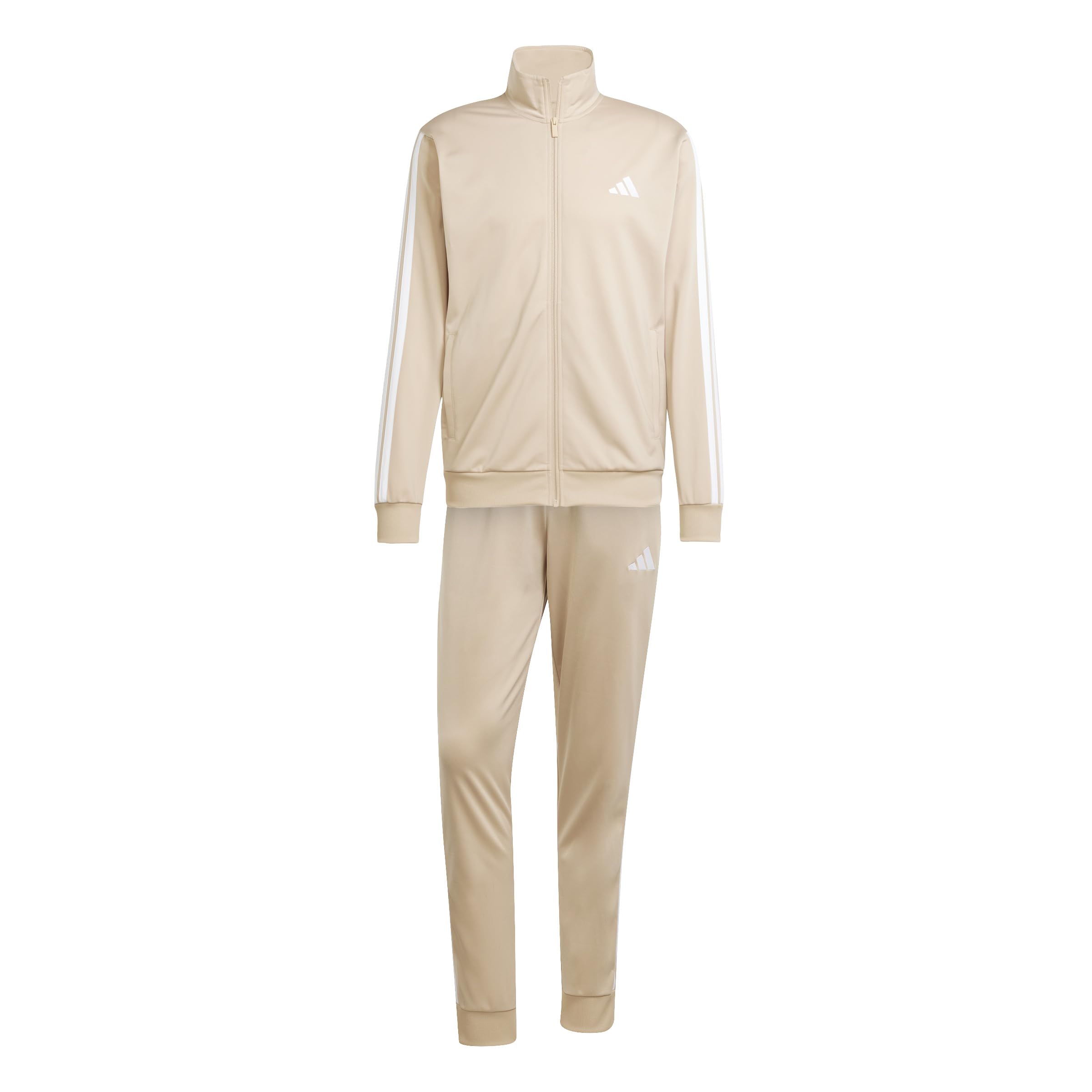 adidas Herren SPORTSWEAR BASIC 3 STRIPES TRICOT TRACKSUIT