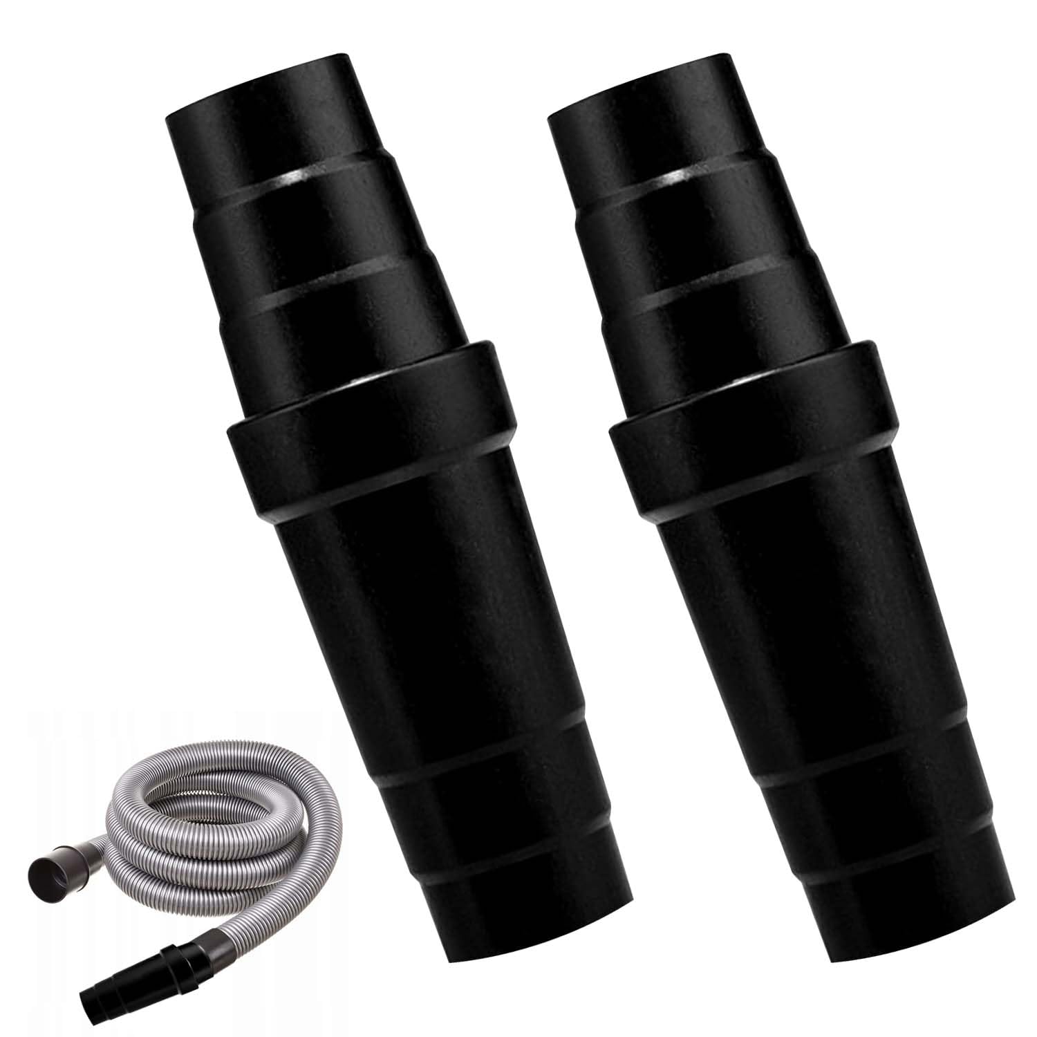 2 Pack Vacuum Cleaner Hose Adapter, Dust Extractor Hose Adapter, Universal Dust Collection Connector Tool Accessories for Table Saw Circular Sander Grinder Planer Router Drill (31.5mm-45mm)