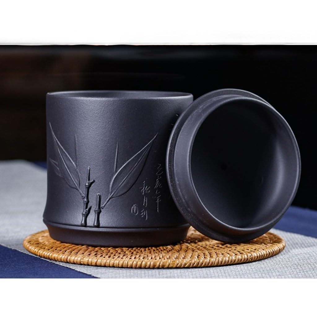 Filiżanki Matcha o dużej pojemności 550 ml fioletowy kubek z piaskiem ręcznie rzeźbiony obraz z gliny biuro popołudniowa herbata parzenie kubek na wodę zestaw do herbaty kubek zaparzacz do herbaty