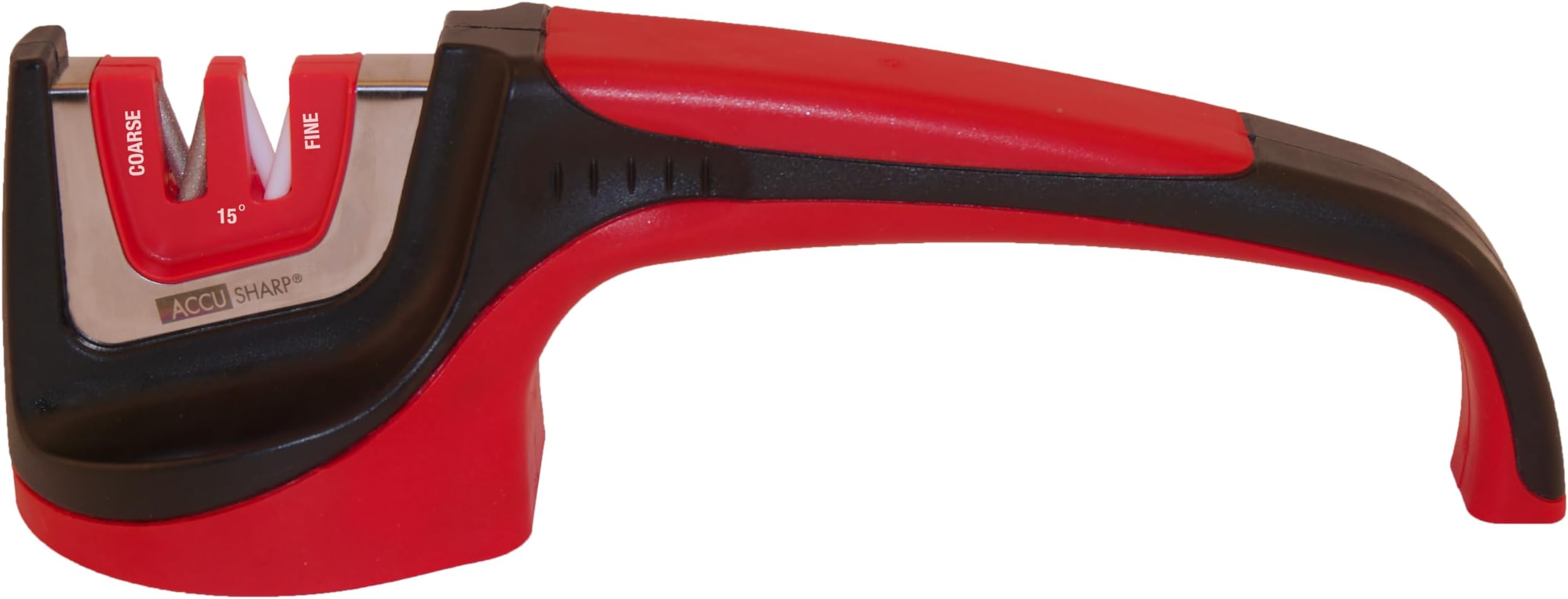 ACCU-052C Asian-Style Knife Sharpener, Red, 28 x 8 x 15 cm