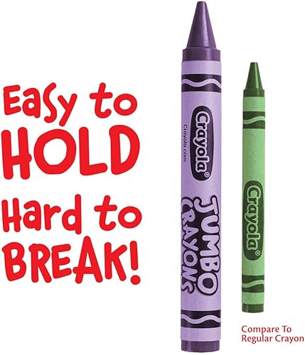 Miniatura 7 de Crayola Crayones jumbo Classpack (200 unidades), crayones grandes para niños pequeños, esenciales para el regreso a clases, imprescindibles para el