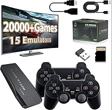 Wireless Retro Video Game Console with Dual 2.4G Controllers, Plug & Play HDMI Game Stick, Preloaded Classic Games for TV Gaming