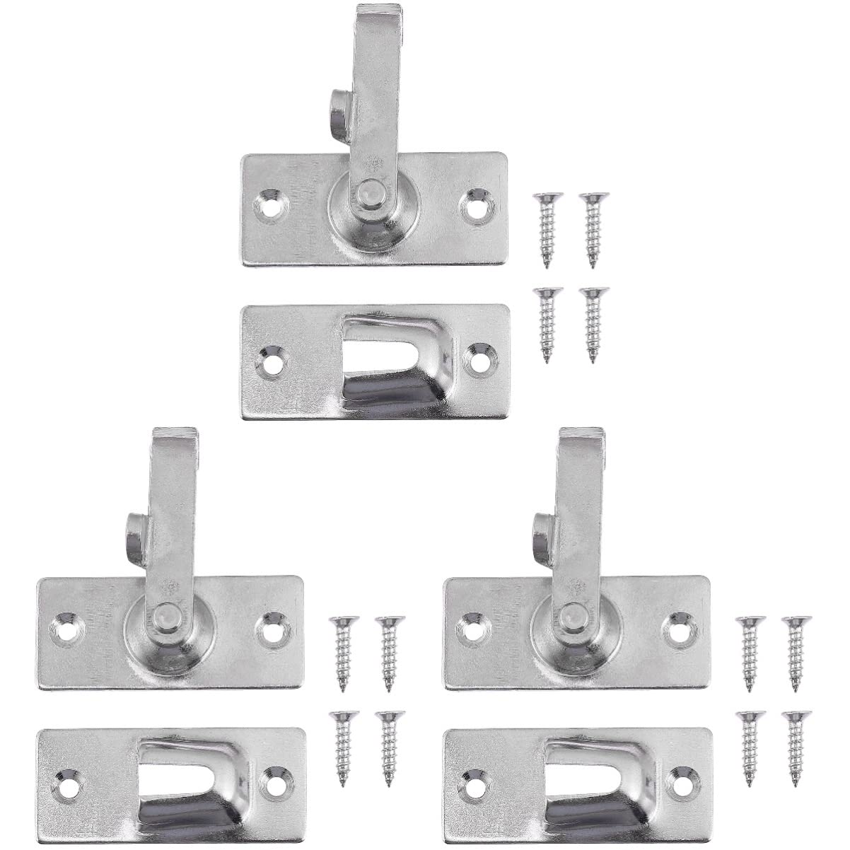 Loquet flip lock anti-crochetage pour empêcher l'ouverture des meubles par les animaux
