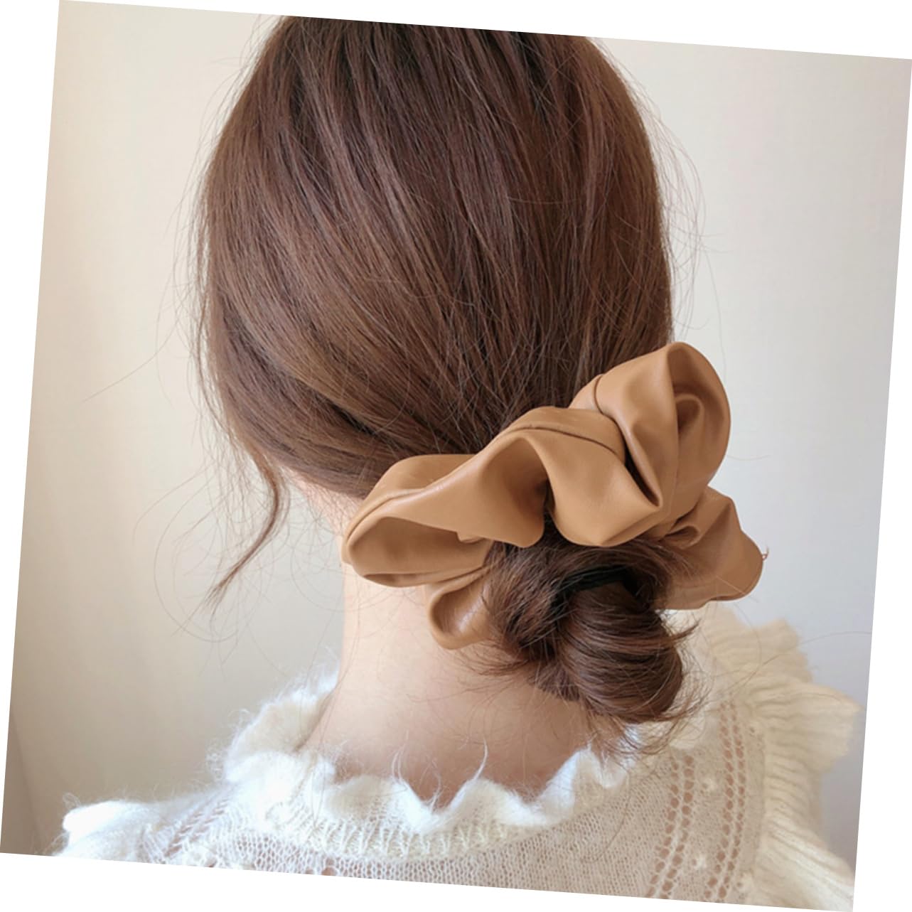 12 Piezas Scrunchie Cuero Intestino Grueso Lazos Para El Cabello Para Mujeres Bandas Para El Cabello De Las Mujeres Gomas Para El Cabello Tela Francés Perder Poseedor