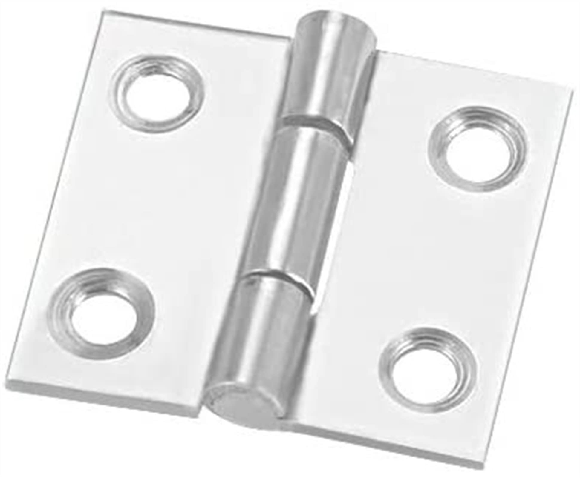 Nvsfzgiyg One Color 30 Pack Small Cabinet Door Stainless Steel Miniature Mini Hinge 1 Inch Flat