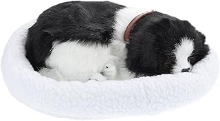 Heavy Breathing Dog Stuffed Interactive Pet Toy Sleeping Dog Adorable Chic Stuffed Sleeping Animals Breathing Dog Plush Sleeping Dog Sleeping Dog Toy Puppy Stuffed Animals