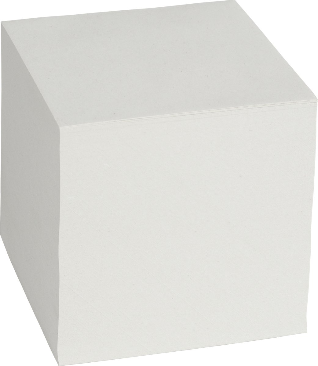 König & Ebhardt 8655630 memo Note Cube/Recycled Note pad, 8.5 x 8.5 x 8.5 cm, 650 Sheets