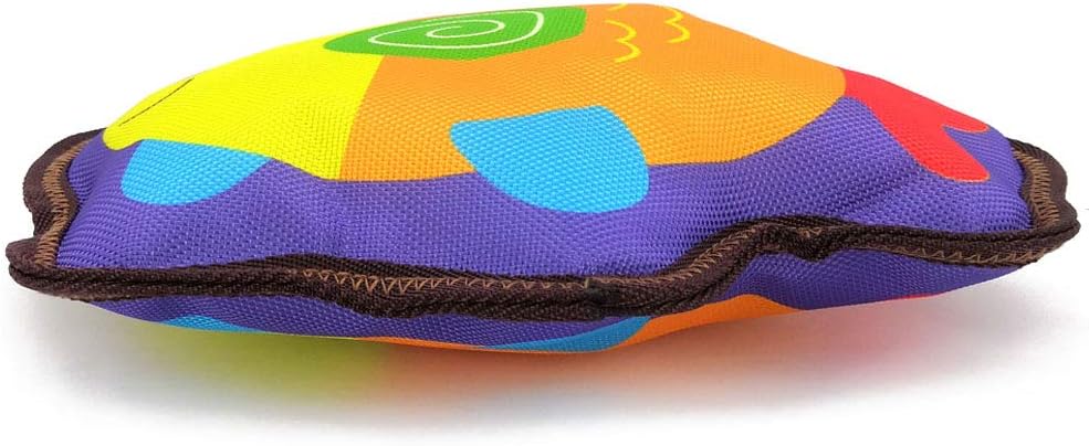 AXEN Flying Dog Toy, Stuffingless Squeaky, Flying Goldfish