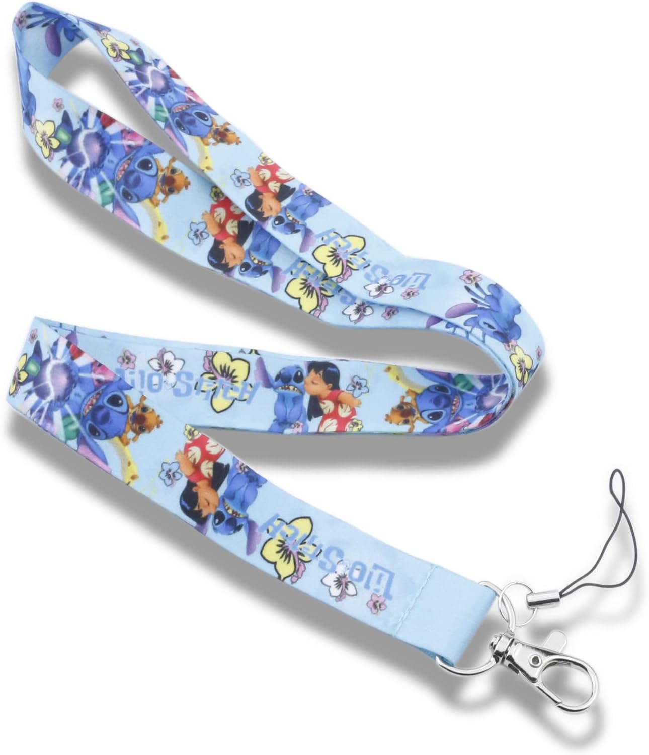 N\COhana Family Lanyard Keychain ID Card Badge KeyChain Holder Gift TV Movies Gift Ohana Means Family Lanyard