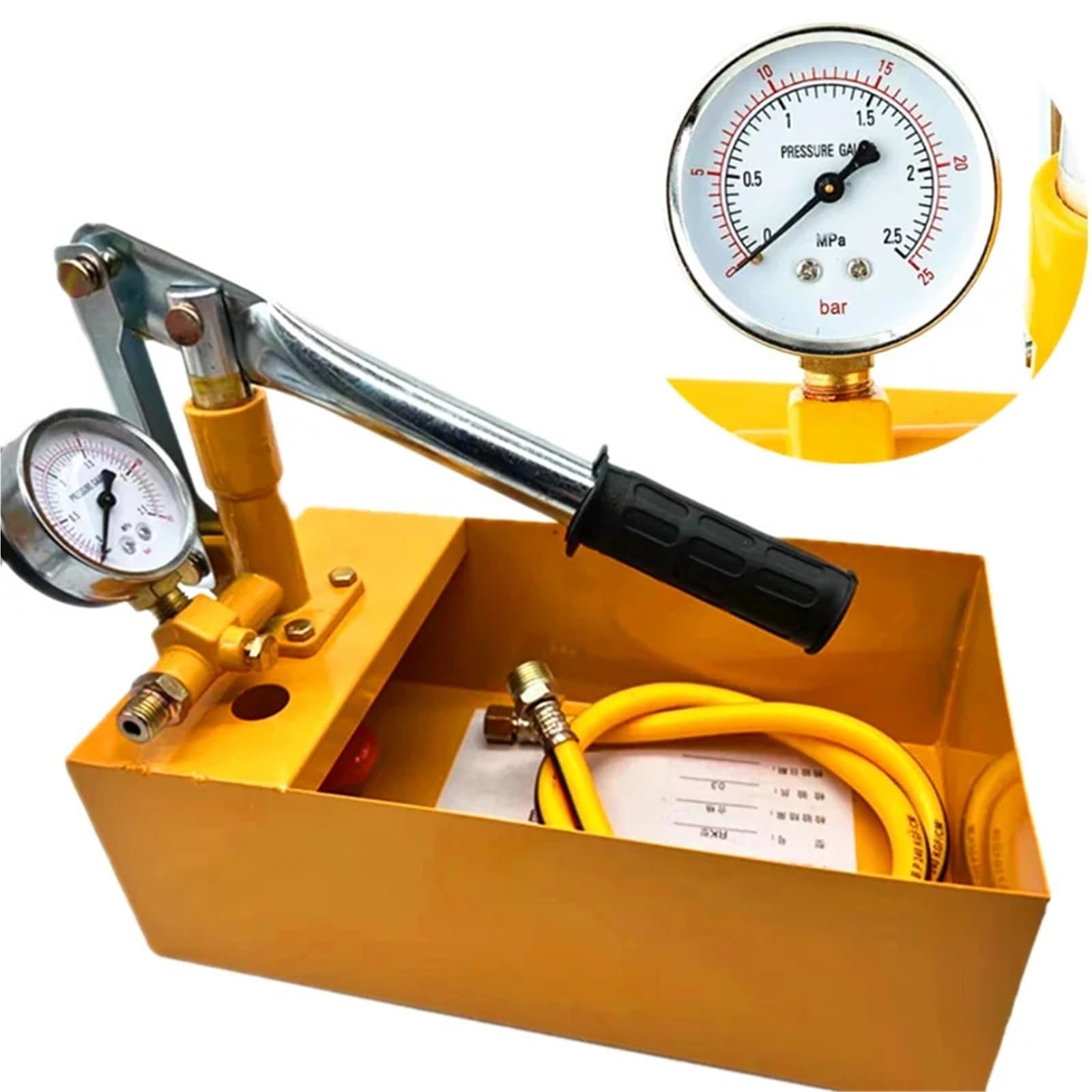 Pompa di Prova, Pompa Di Prova Manuale Della Pressione 2,5 Mpa/25 Kg | Test 'acqua, Idraulico