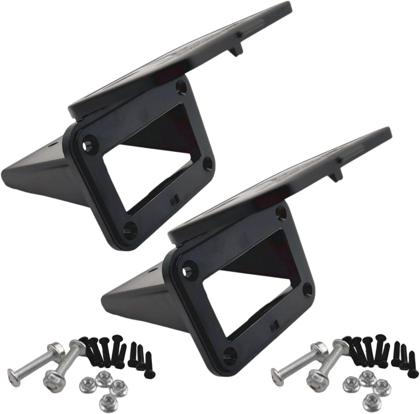 2Pcs 175A Plug Mounting Panel with Dust Cover, Compatible with Anderson SB175 Series Plug Panel Base, Flush Mount Bracket Panel Kit for RV, Truck, Marine (Plug Not Included)