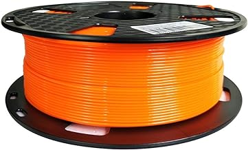 CC3D Orange PETG Filament 1.75mm 1kg 3D Printer Filament 2.2lb Spool 3D Printing Material Compatible with Most FDM Printers Orange Color