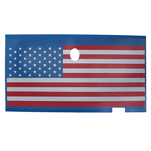 Us American Flag Grill Insert Compatible With Jeep Wrangler Jk Rubicon Sahara & Unlimited 2007-2018 Bug Screen Deflector Dust-Proof Grille With Key Hole Grills #TOP1