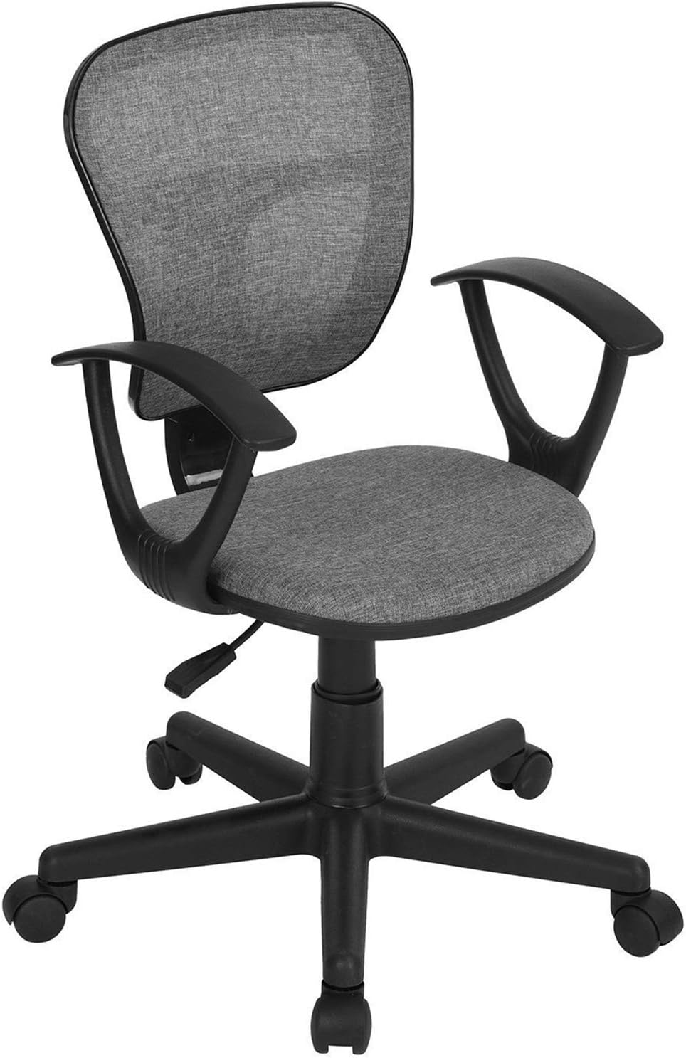 Coavas Kids Desk Chair Mid-Back Mesh Task Study Chair Adjustable Height Ergonomical Chair for Students Teens Children Home Office Computer Gaming Studying (Grey) FLYING-18