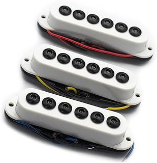 Single Coil Electric Guitar Pickup For Guitar Ceremic Magnet Pickup Neck/Middle/Bridge Pickup Guitar Accessories White guitar pickup set