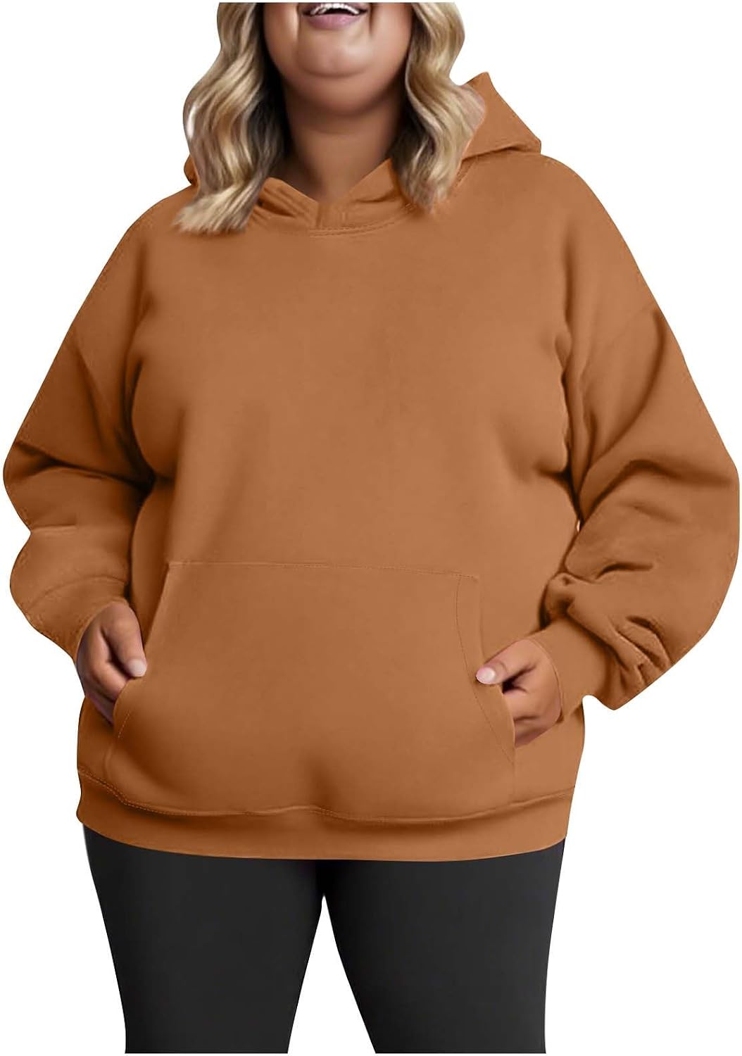 Women's Fall Oversized Hoodies Long Sleeve Pullover Sweatshirt Fashion Y2k Outfits Preppy Clothes with Pocket