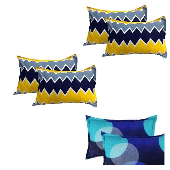 KIHome Microfiber 144 TC Pillow Cover, 17