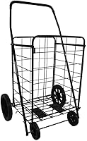 Vista 1 de Carrito de compras plegable Jumbo Tamaño: Jumbo Color: Negro