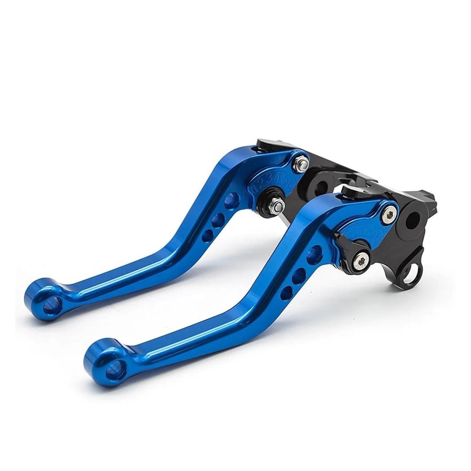 Leviers d'embrayage de Frein de Moto pour CBR500R CB500F CB500X 2013-2020 2021 CB 500F 500X 500 X 2014 2015 2016 Leviers Frein Et d'embrayage Réglables Moto(Bleu 147mm)