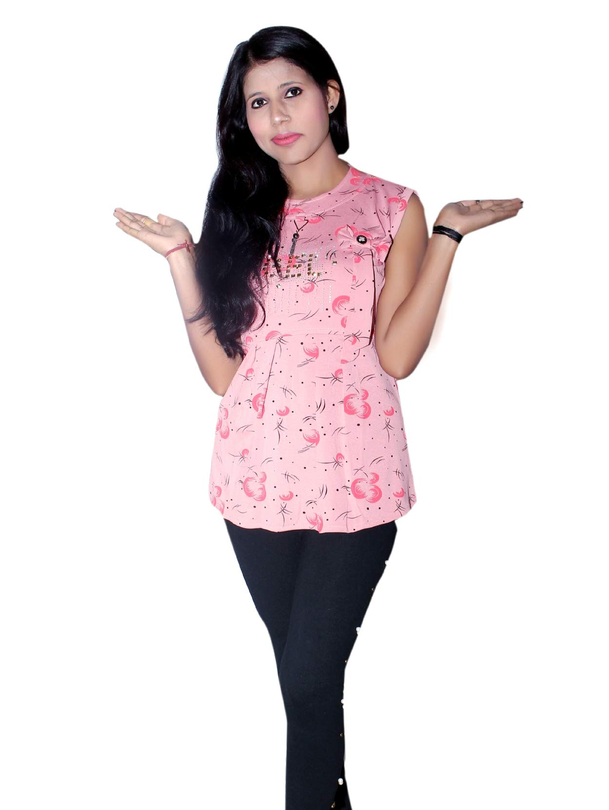 Fashion Country top for Girls Baby Pink