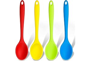 Patelai 2-Piece Silicone Soup Spoon Set