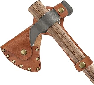 Tomahawk | Funda de piel sintética para hachas, funda para hacha de caza de camping, cubierta para Tomahawk, regalos para excursiones al aire libre