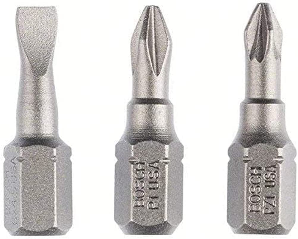 Bosch 2607001765 25 Mm Ls Ph1 Pz1 Bit Set (3-Piece)
