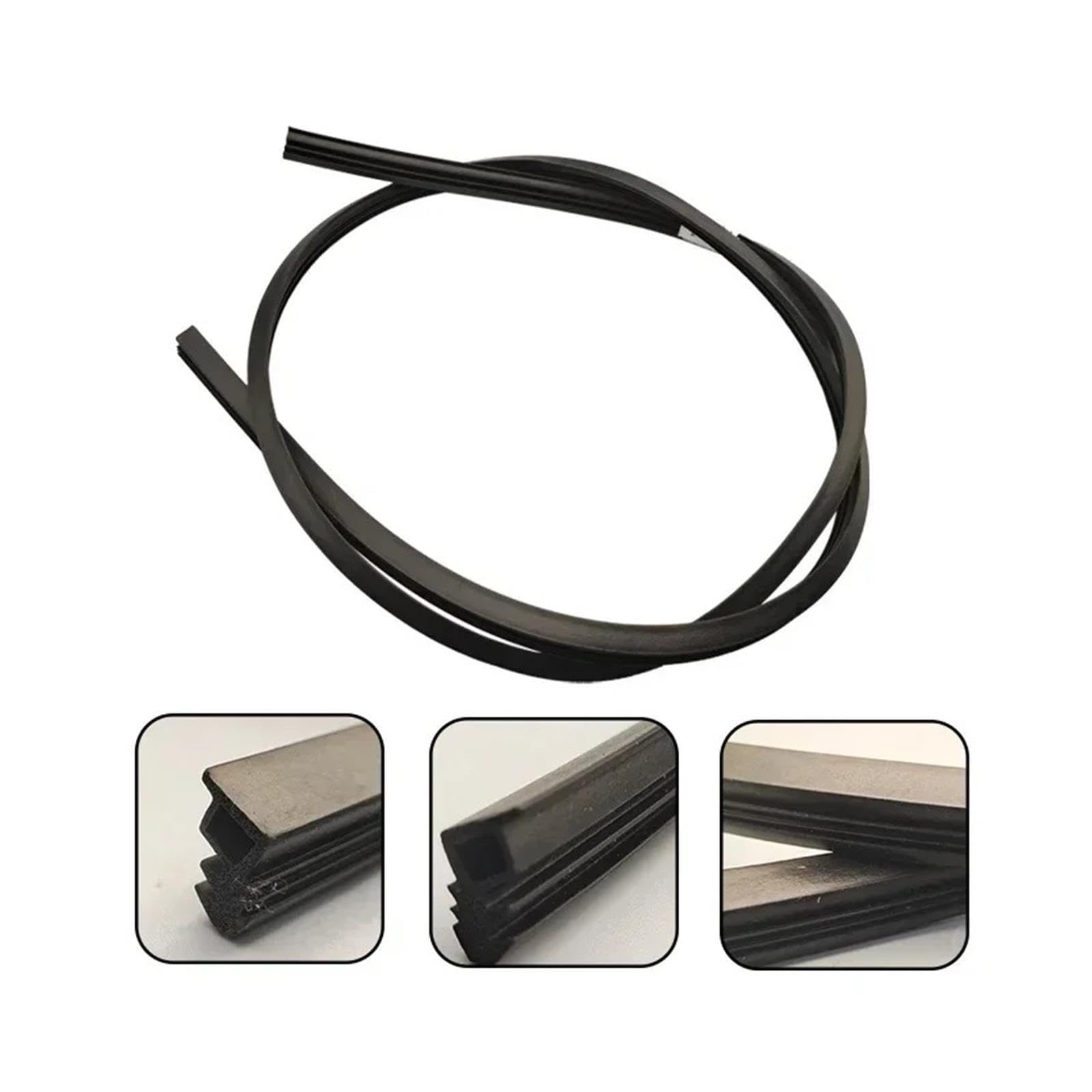 Junta de tira de sellado de goma for puerta de lavavajillas, Compatible con Midea, X4-Y X1 W3908T W3906B