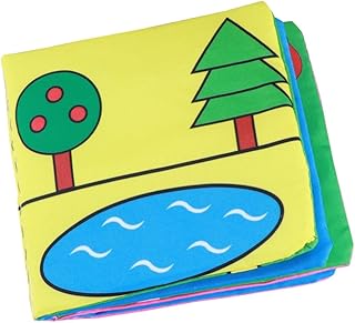 KOMBIUDA Brinquedo Educativo Livro Do Bebê Livros De Pano Do Bebê Livros De Aprendizagem Infantil Livro De Pano Para O Bebê Livros Infantis Material De Leitura Tridimensional