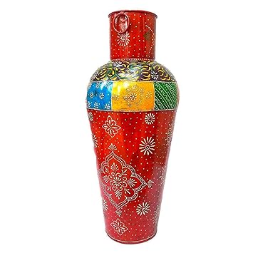 Apka Mart The Online Shop Iron Flower Vase (Standard, Multicolour)