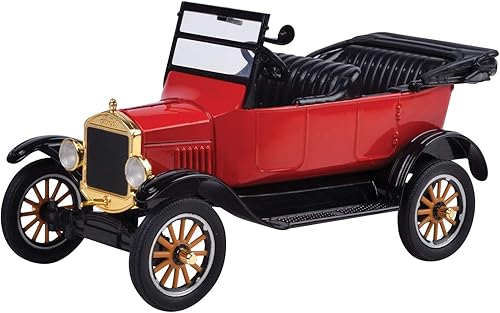 Motormax 1925 Ford Modelo T Touring Rojo 1/24 Modelo de coche fundido a troquel