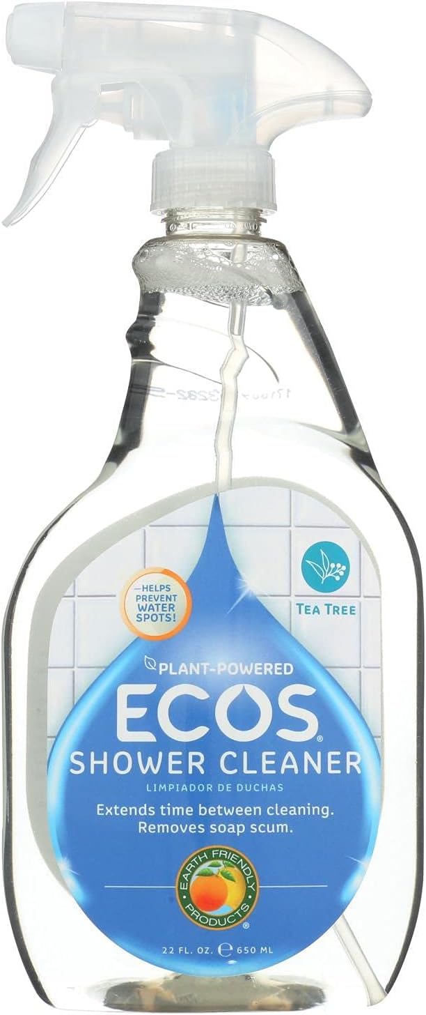 Earth Friendly Products Shower Cleaner with Tea Tree Oil MegaPack 22-Ounce Pack of 6 : Health & Household