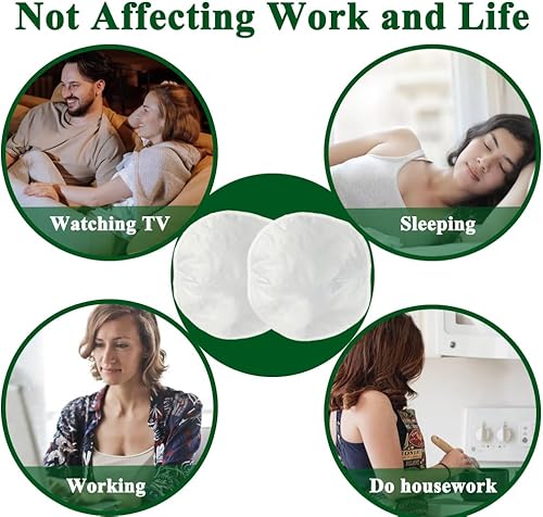 Miniatura 7 de Paquete de aceite de ricino para pecho, 9.6 pulgadas, almohadillas reutilizables de algodón orgánico para compresión de aceite de ricino, menos