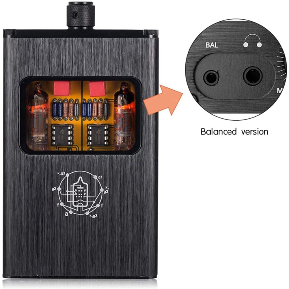 Energetic B4-X Amplificatore per Cuffie Portatile Dual-Mono con Tubo Un Vuoto Amplificatore Audio Stereo Bilanciato Dual-Mono Amplificatore per Cuffie Audio Spina Europea