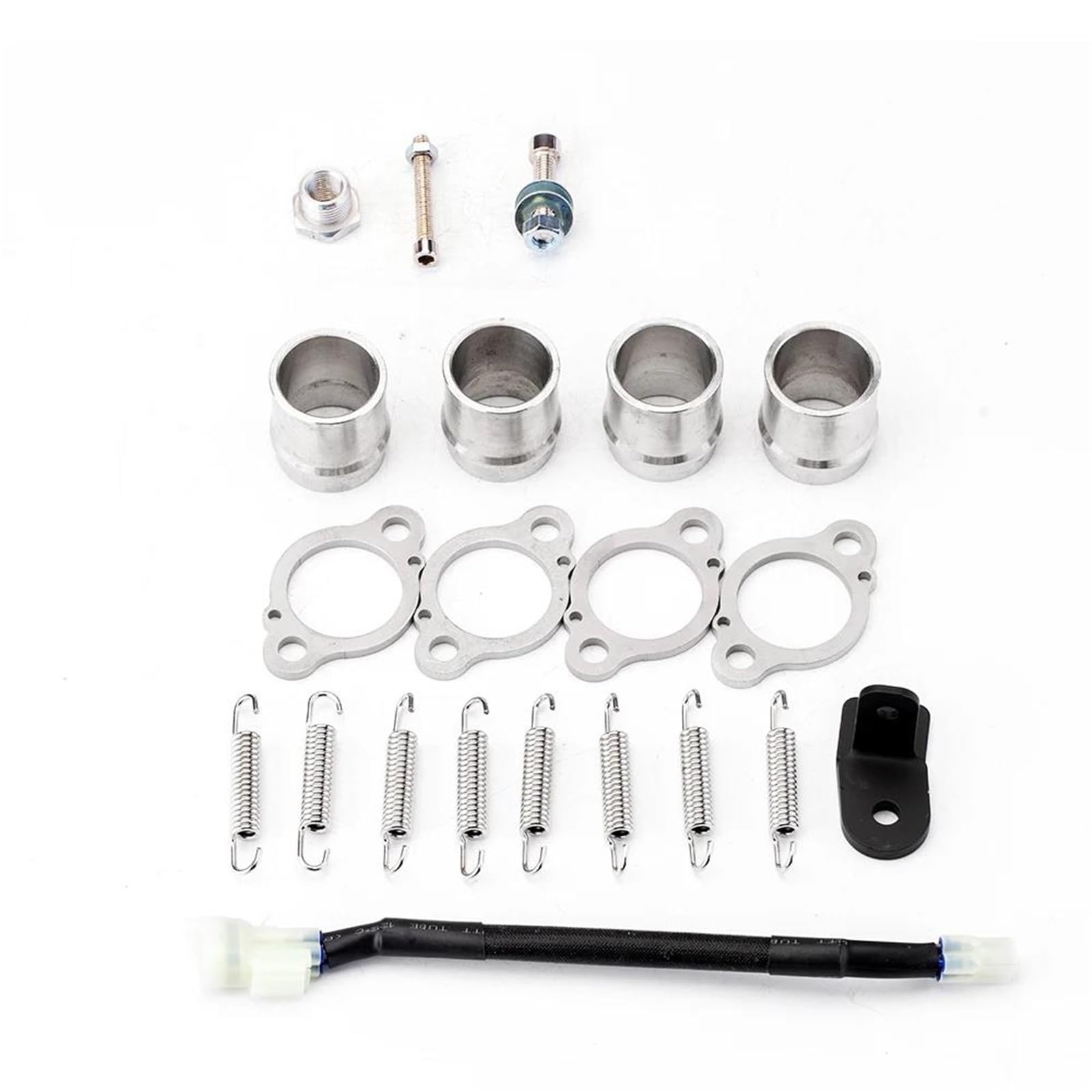 Amazon | エンドテールパイプ オートバイフルエキゾーストシステム