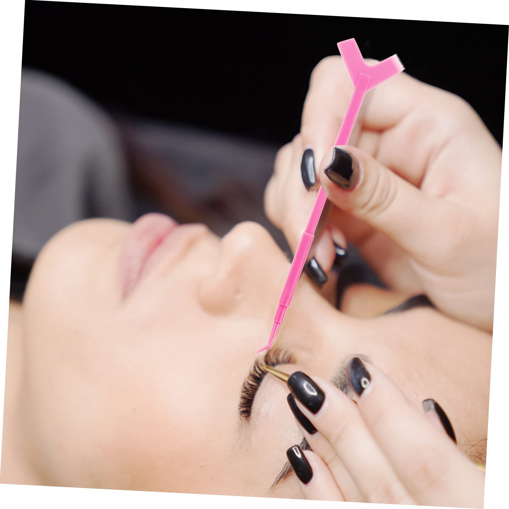 Didiseaon 90 Piezas Almohadilla De Sombra De Ojos Cepillos Para Extensiones De Pestañas Cinta De Maquillaje Para Sombra De Ojos Herramienta Separadora Aparato Páginas Constituir