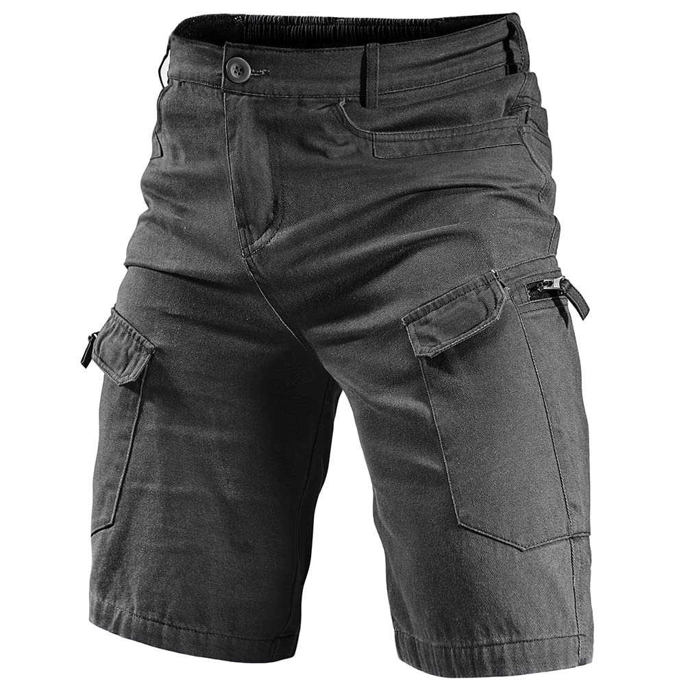 Tactical Cargo Cotton Work Shorts for Men Outdoor Casual Hiking Fishing Hunting Shorts with Multi Pockets