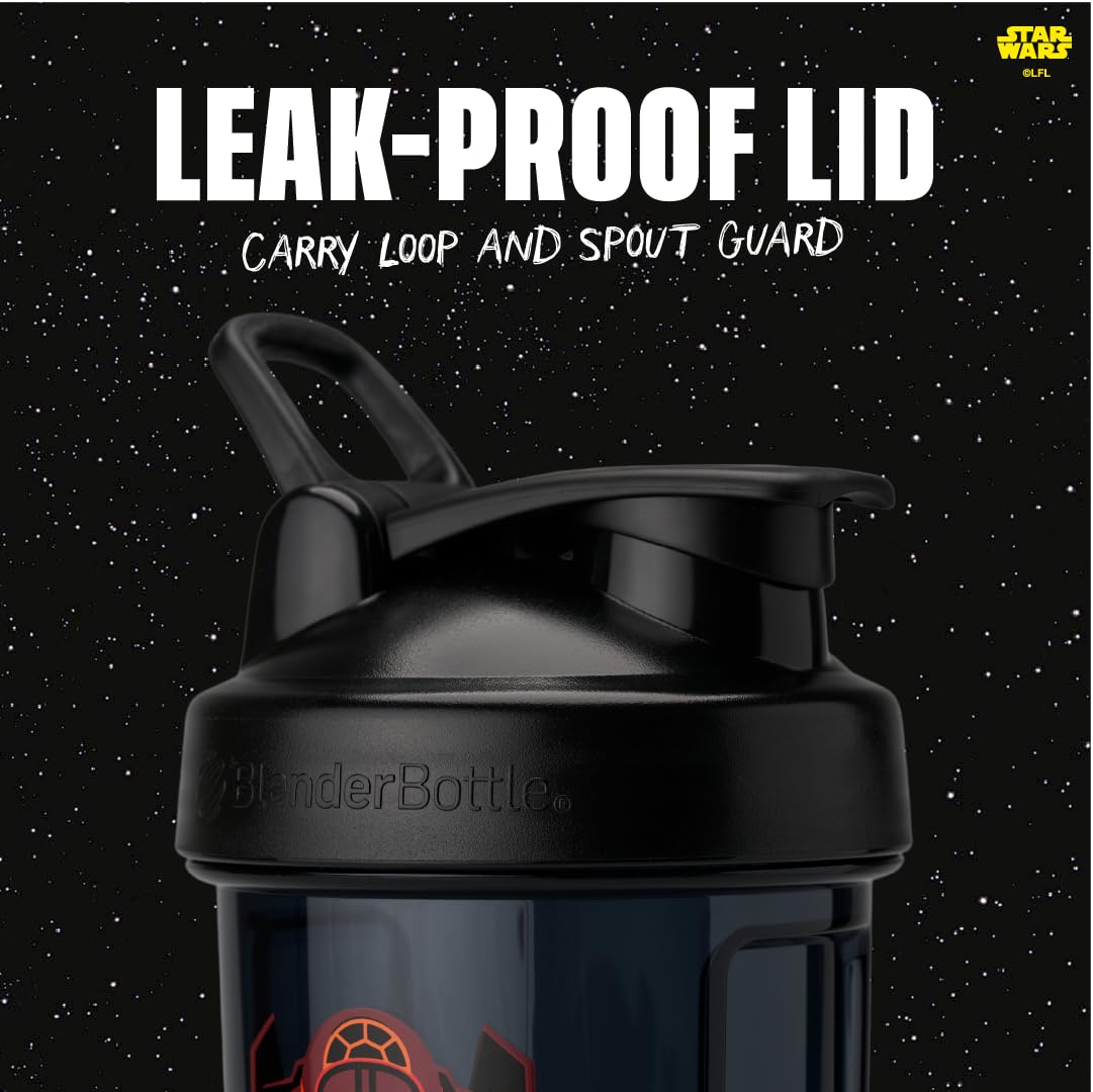 BlenderBottle Star Wars Shaker Bottle Pro Series Perfect for Protein Shakes and Pre Workout, Join the Dark Side, 794.8 g