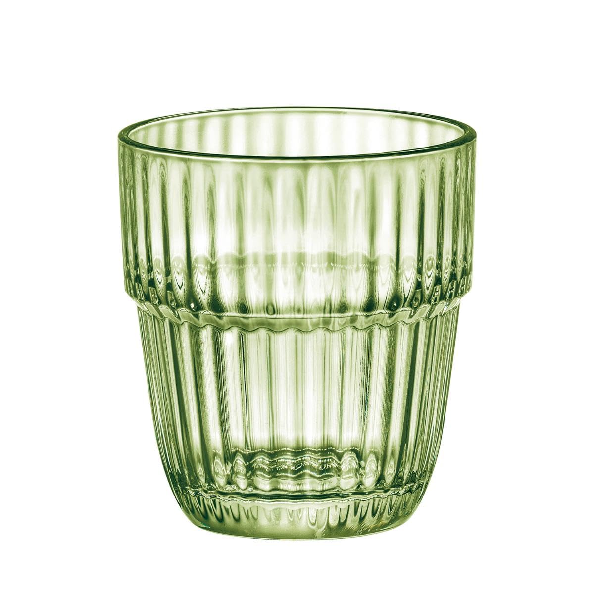 Bormioli Rocco Set di 6 bicchieri Barshine Rocks, Verde, 30,5 Cl