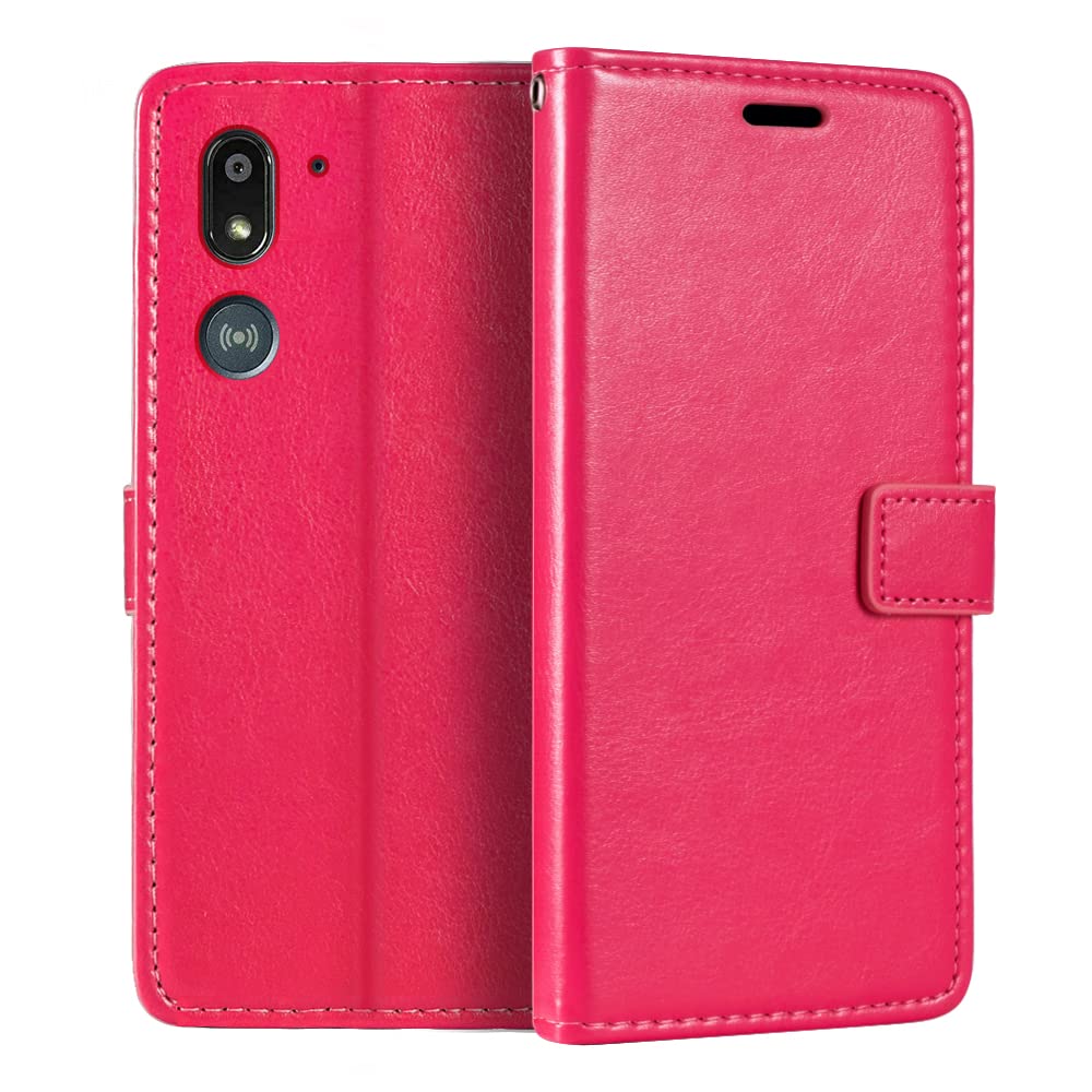 Shantimefor Doro 8050 Case, Premium PU Leather Magnetic Flip Case Cover with Card Holder and Kickstand for Doro 8050 (5.45”)