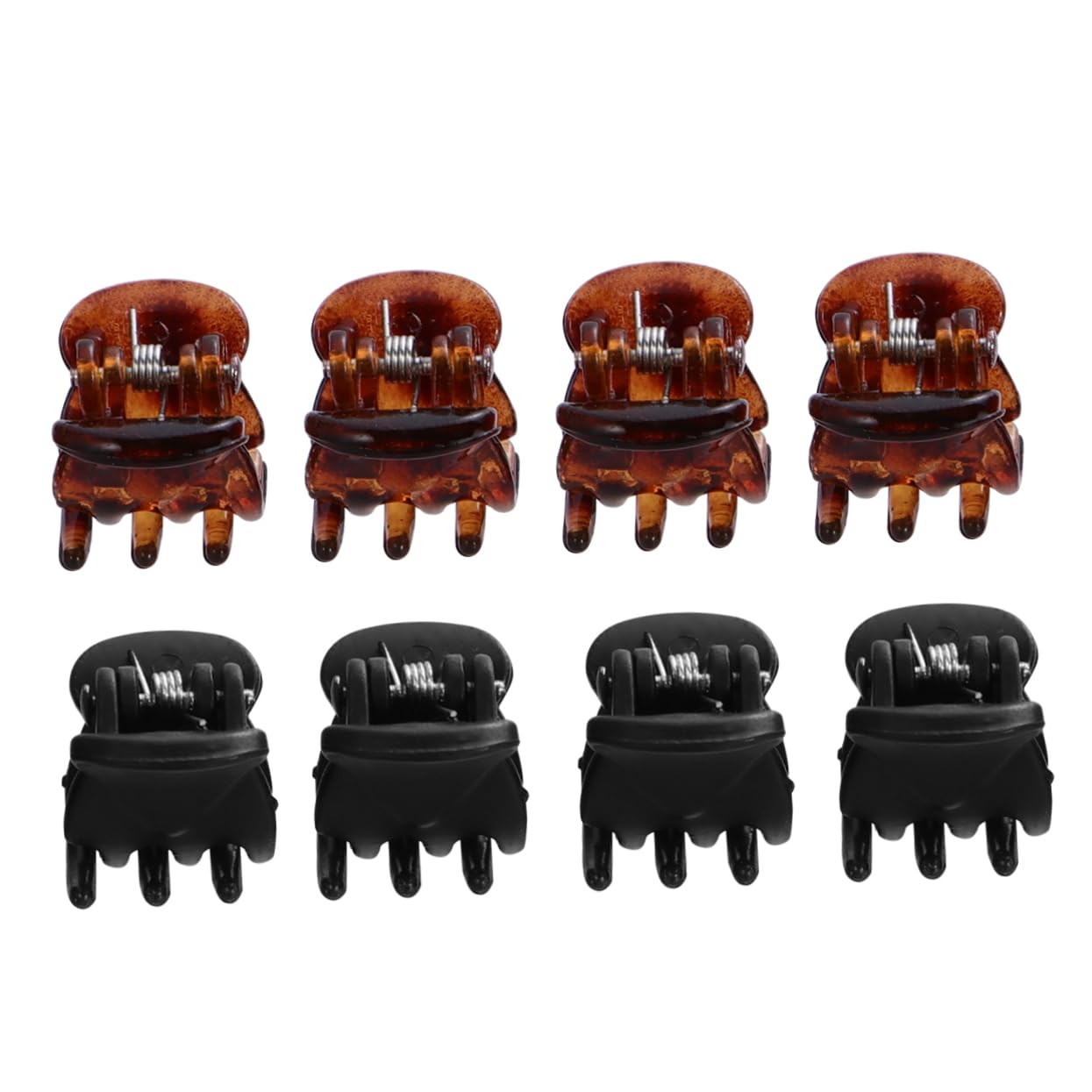 FOMIYES 192stücke Kleine Haarspangen Mini Haarklammern Für Damen Und Mädchen Schwarz Und Kaffee Haaraccessoire Für Frisuren Und Tägliche Nutzung