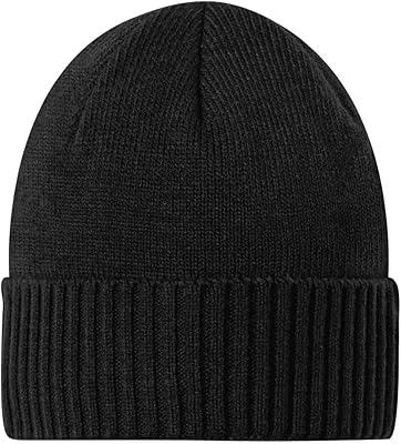 Port Authority Rib Knit Cuff Beanie C951 - Deep Black - OSFA