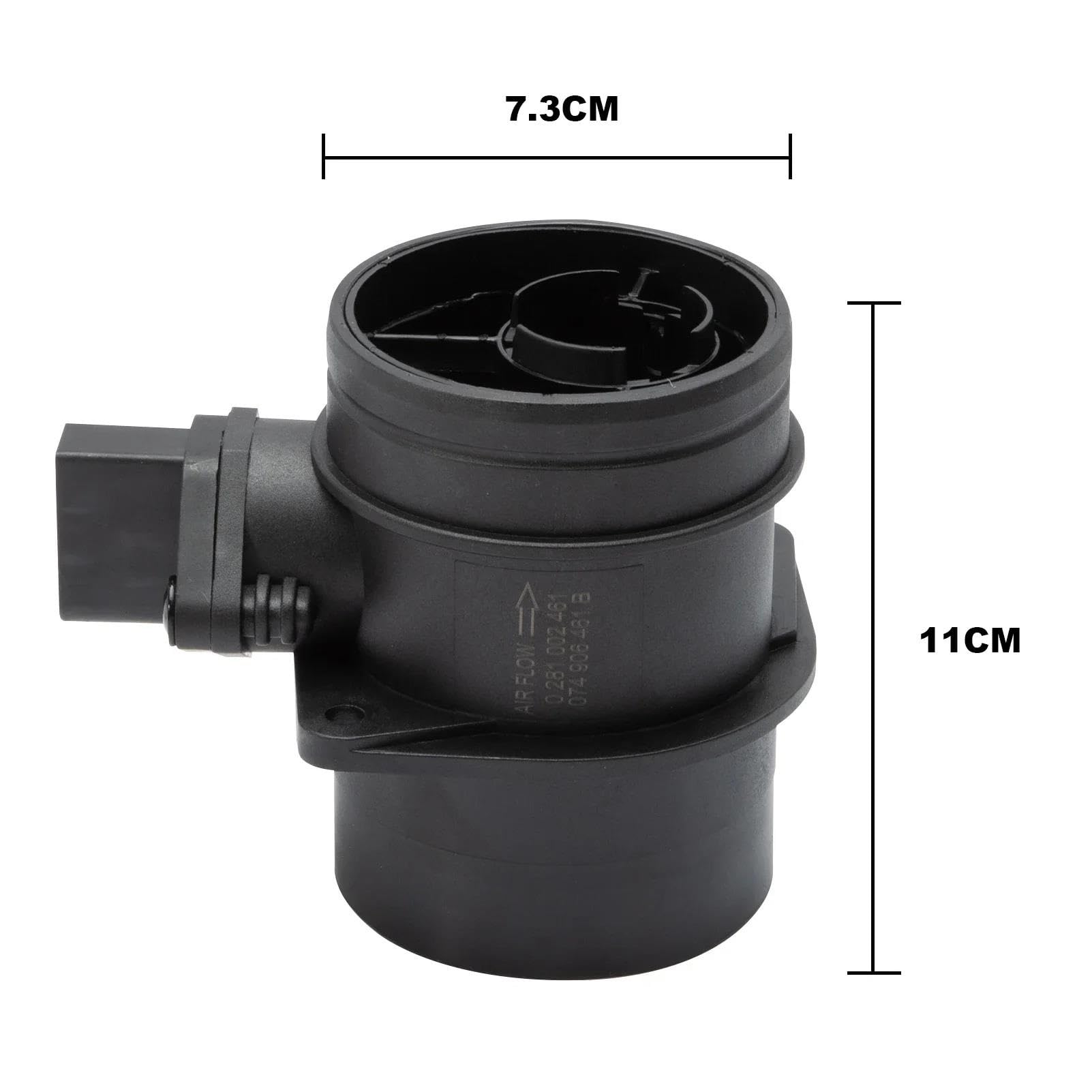 Sensorhalterung Auto Luftmassenmesser Sensor 0281002461 Für VW Für Bora Für Jetta Für Golf 0986284007 3M21-12B529-AA Ansaugrohr Luftmassenmesser