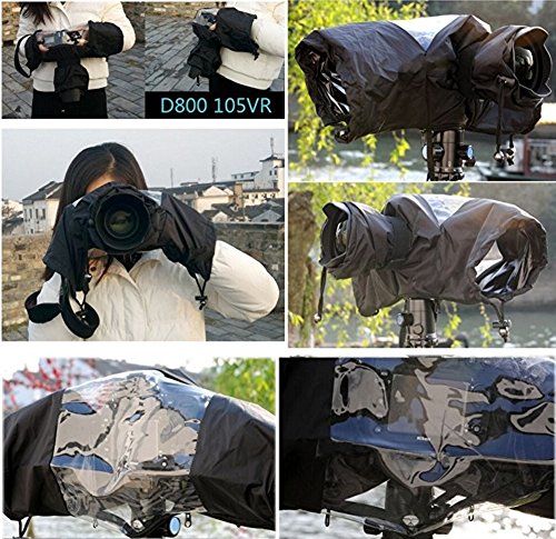 Ficha técnica JZK Protector Lluvia Cámaras Cubierta Lluvia Impermeable Total Lente hasta 32cm Longitud para Canon Nikon Sony Olympus Panasonic Pentax Samsung - Fernando Cortés Ficha técnica JZK Protector Lluvia Cámaras Cubierta Lluvia Impermeable Total Lente hasta 32cm Longitud para Canon Nikon Sony Olympus Panasonic Pentax Samsung - Fernando Cortés